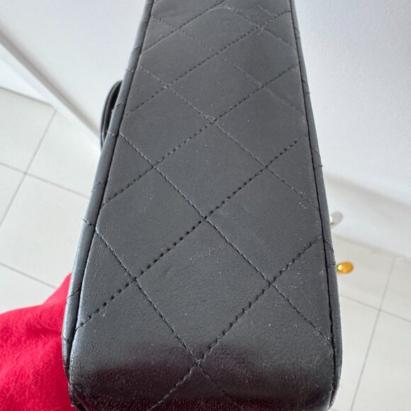 Chanel vintage black classic flap GHW - Picture 9 of 16